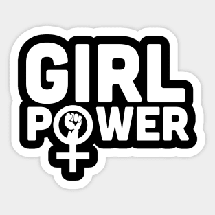 Girl Power Feminist Sticker